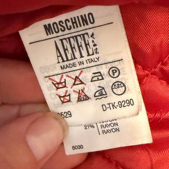 Moschino Black and Gold Blazer with Baroque Chain Design - Picture 8 of 9